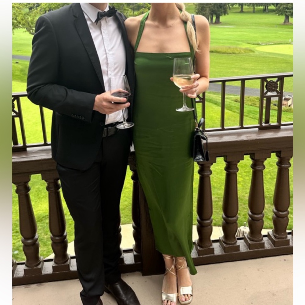 Reformation Green Maxi Dress